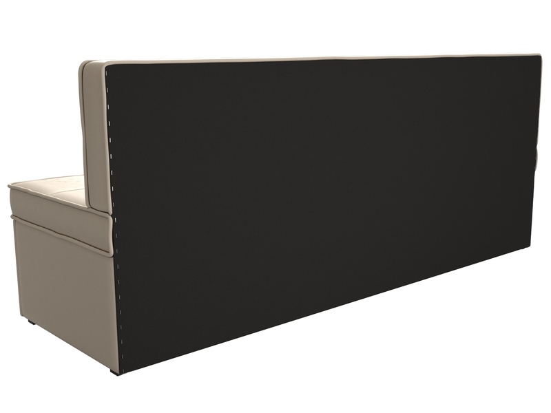 Диван кухонный прямой Техас, Экокожа, Бежевый