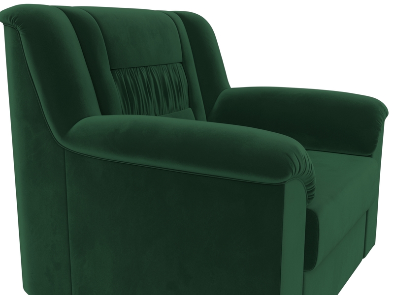 Кресло Карелия, Велюр, SEVEN 626 зеленый