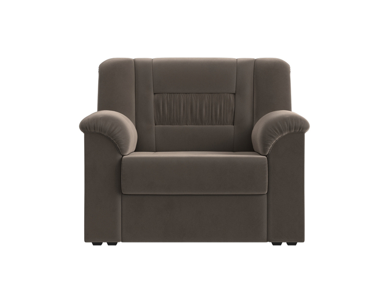 Кресло Карелия, Велюр, SEVEN 727 коричневый