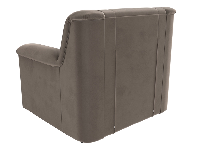 Кресло Карелия, Велюр, SEVEN 727 коричневый