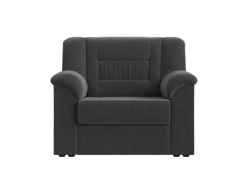 Кресло Карелия, Велюр, SEVEN 17 серый