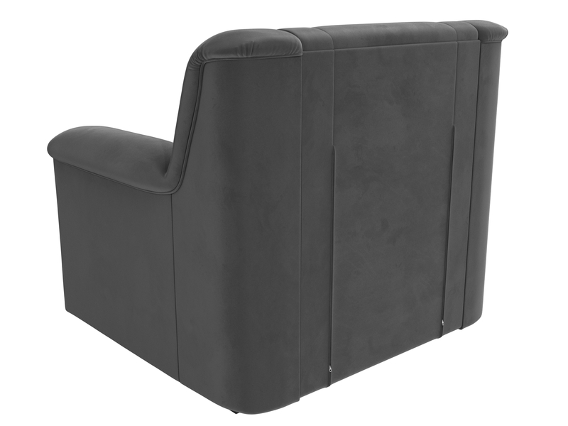 Кресло Карелия, Велюр, SEVEN 17 серый