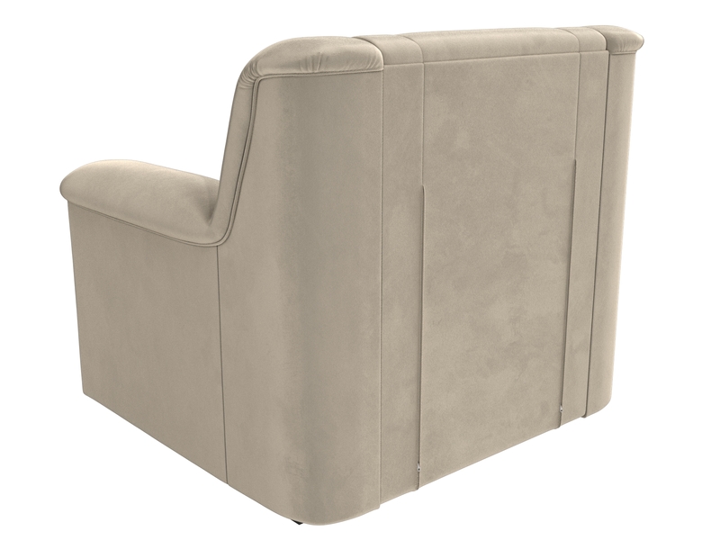 Кресло Карелия, Микровельвет, Бежевый
