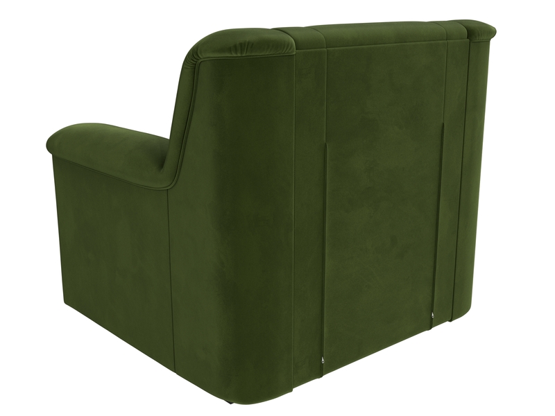 Кресло Карелия, Микровельвет, Зеленый