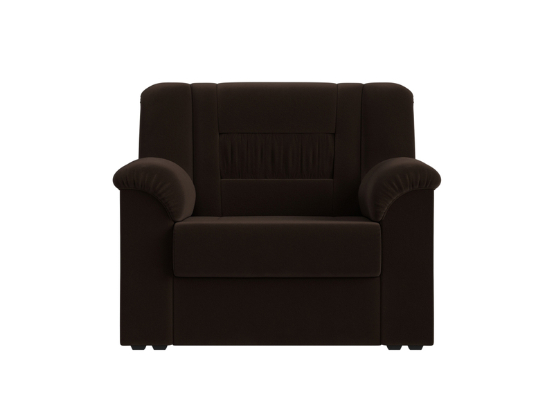 Кресло Карелия, Микровельвет, Коричневый