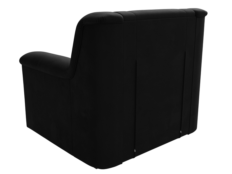 Кресло Карелия, Микровельвет, Черный