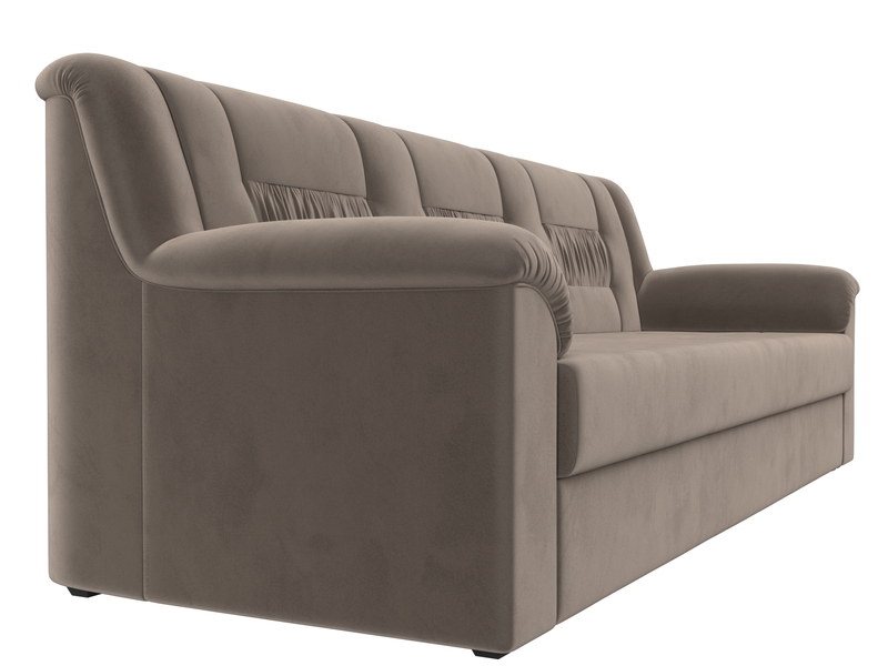 Диван прямой Карелия, Велюр, SEVEN 727 коричневый