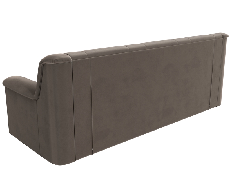 Диван прямой Карелия, Велюр, SEVEN 727 коричневый