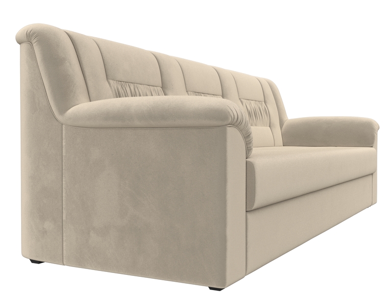 Диван прямой Карелия, Микровельвет, Бежевый
