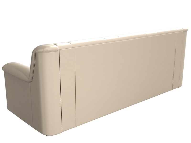 Диван прямой Карелия, Экокожа, Бежевый