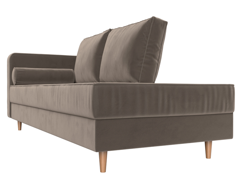 Кушетка Прайм левая, Велюр, SEVEN 727 коричневый