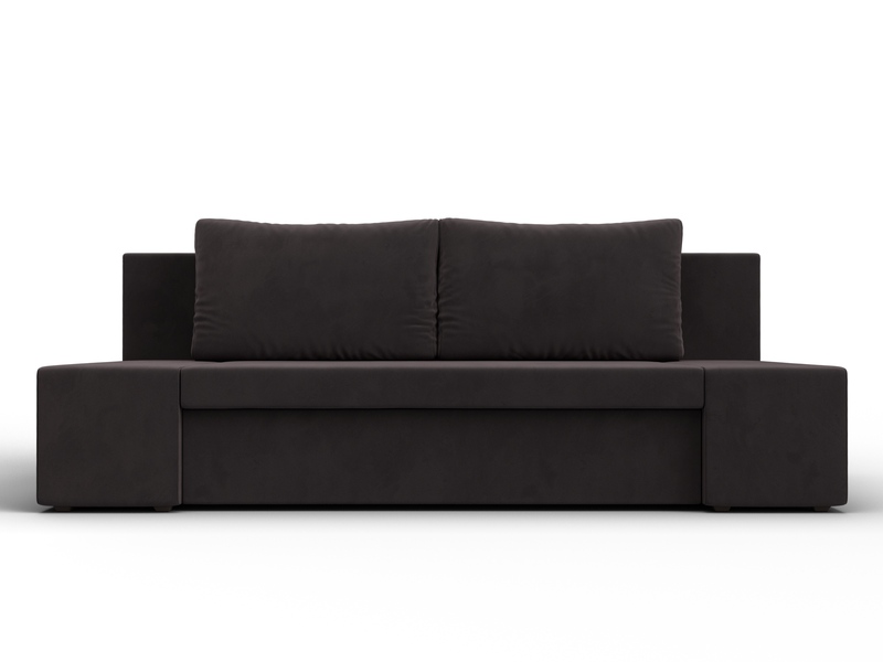 Диван прямой Сан Марко, Велюр, SEVEN 727 коричневый