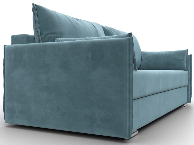 Диван прямой Сайгон, Велюр, SEVEN 113 бирюзовый