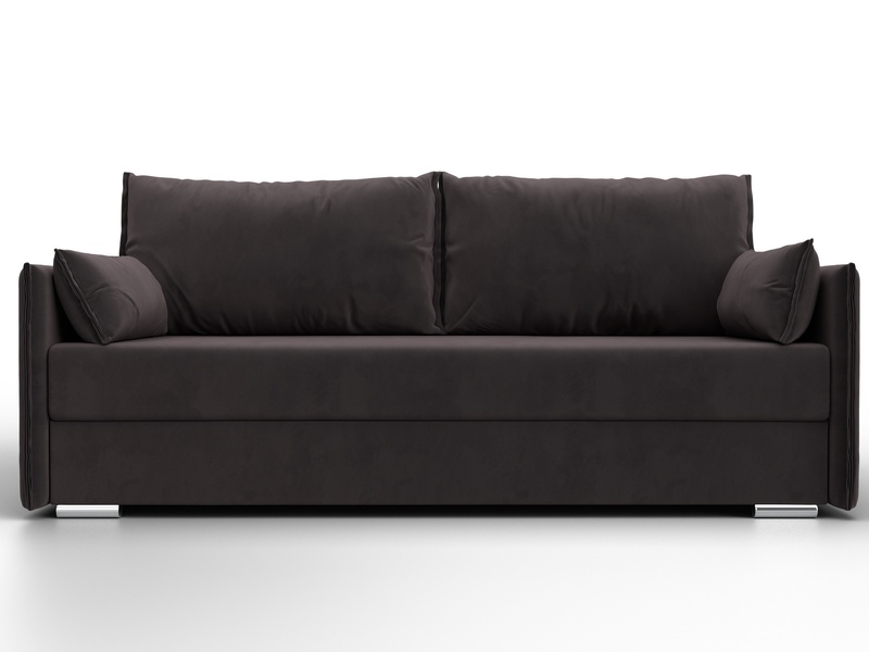 Диван прямой Сайгон, Велюр, SEVEN 727 коричневый