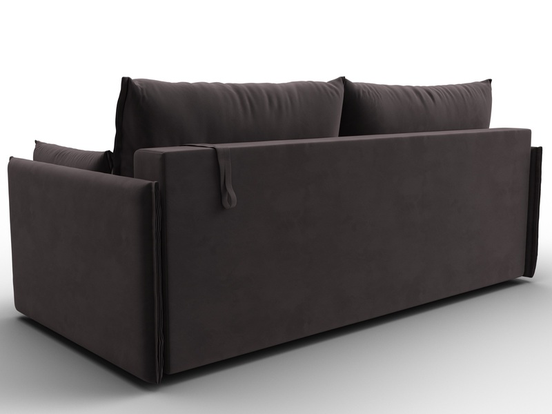 Диван прямой Сайгон, Велюр, SEVEN 727 коричневый