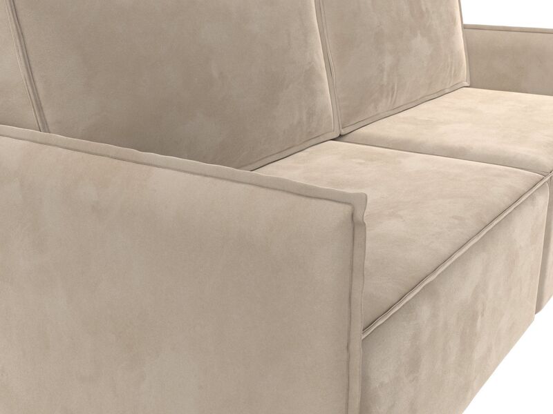 Диван прямой Либерти, Велюр, SEVEN 729 бежевый
