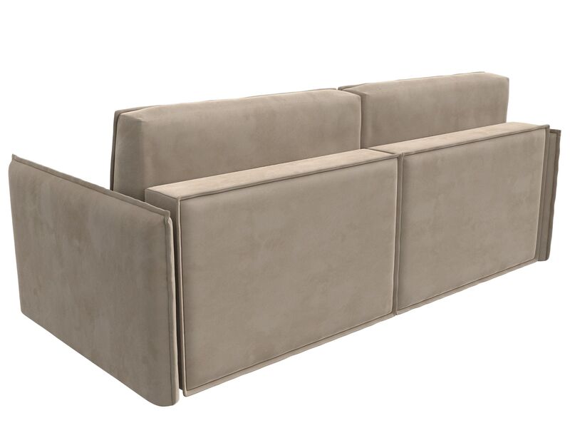 Диван прямой Либерти, Велюр, SEVEN 729 бежевый