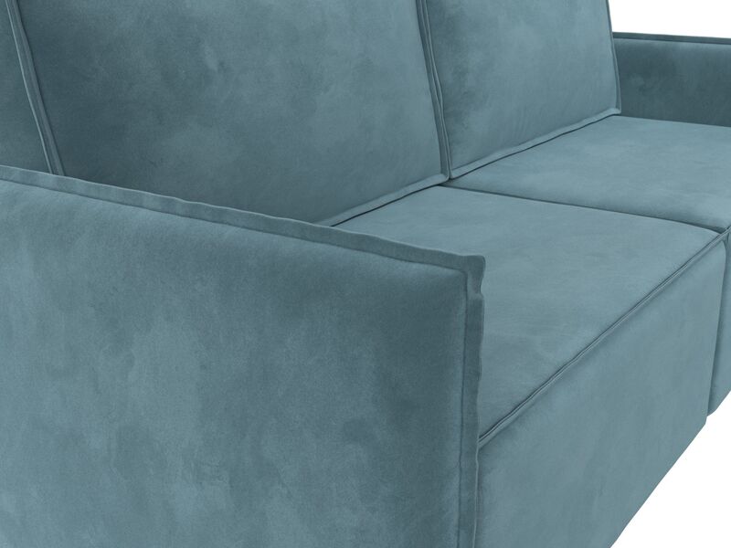 Диван прямой Либерти, Велюр, SEVEN 113 бирюзовый