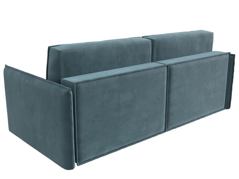 Диван прямой Либерти, Велюр, SEVEN 113 бирюзовый