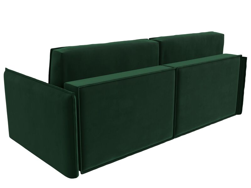 Диван прямой Либерти, Велюр, SEVEN 626 зеленый