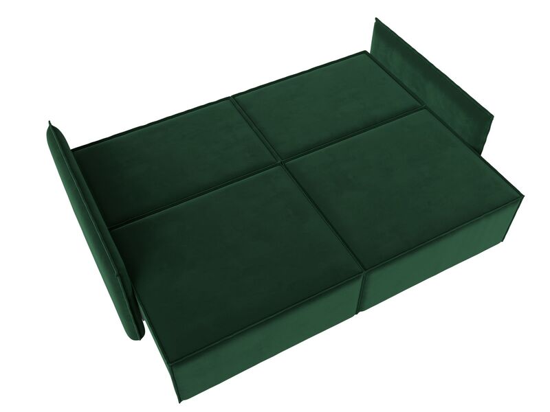 Диван прямой Либерти, Велюр, SEVEN 626 зеленый