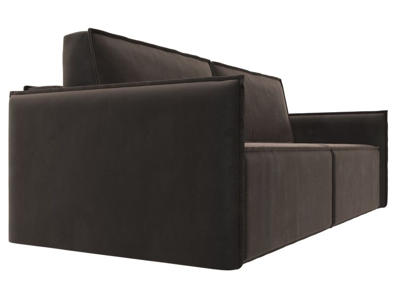 Диван прямой Либерти, Велюр, SEVEN 727 коричневый