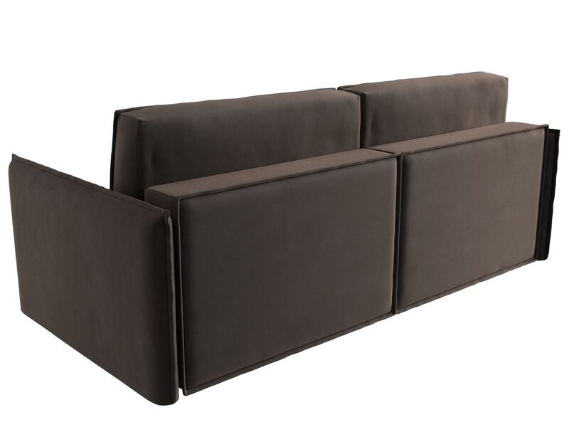 Диван прямой Либерти, Велюр, SEVEN 727 коричневый