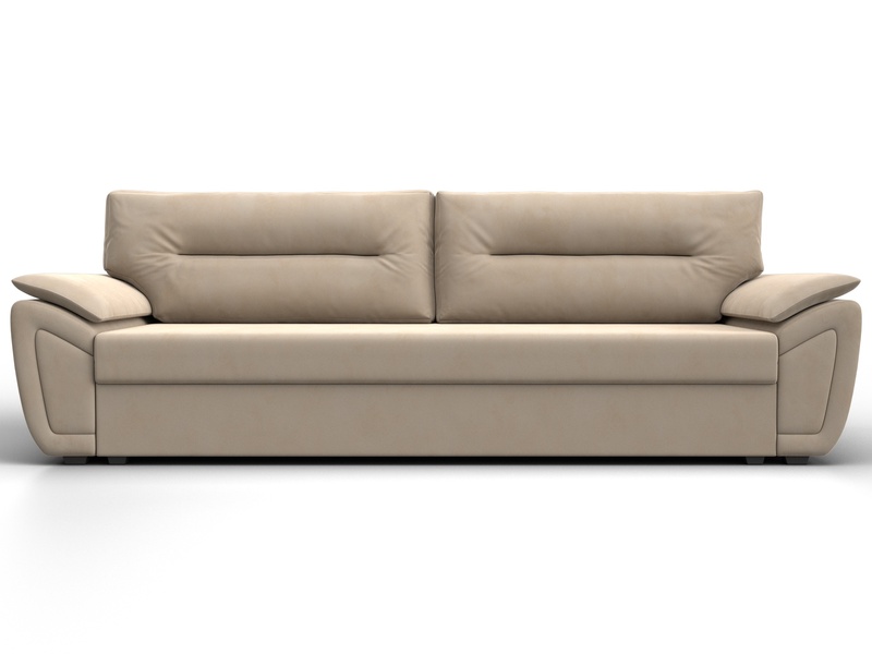 Диван прямой Нэстор Лайт, Велюр, SEVEN 729 бежевый