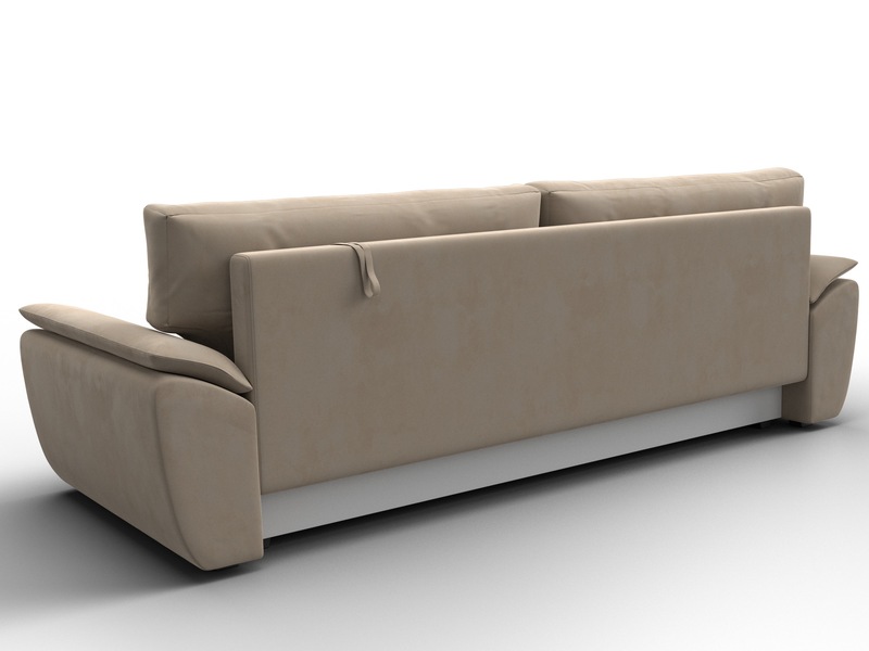 Диван прямой Нэстор Лайт, Велюр, SEVEN 729 бежевый