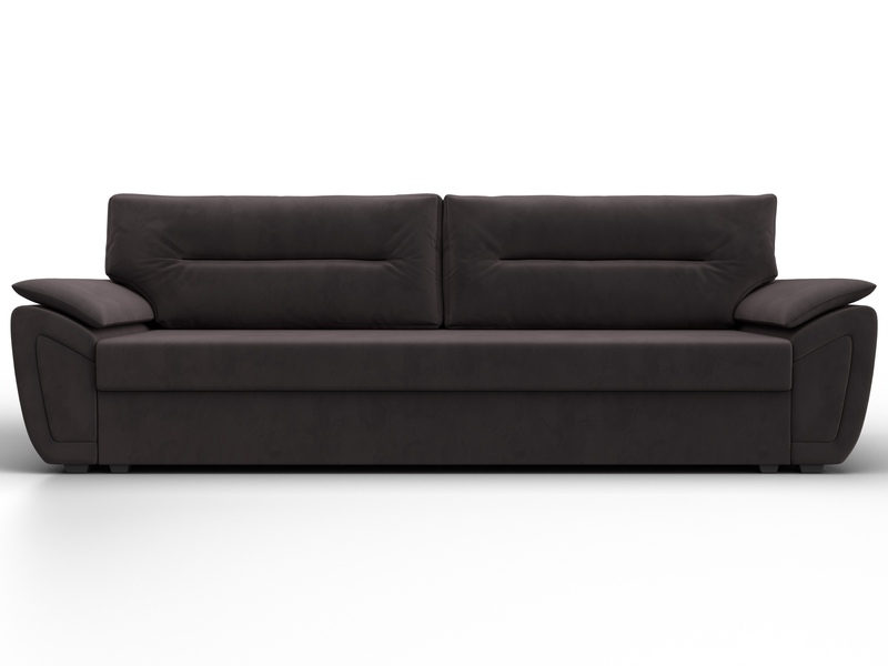 Диван прямой Нэстор Лайт, Велюр, SEVEN 727 коричневый