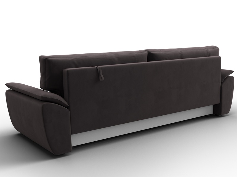 Диван прямой Нэстор Лайт, Велюр, SEVEN 727 коричневый