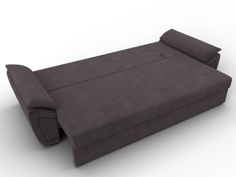 Диван прямой Нэстор Лайт, Велюр, SEVEN 727 коричневый