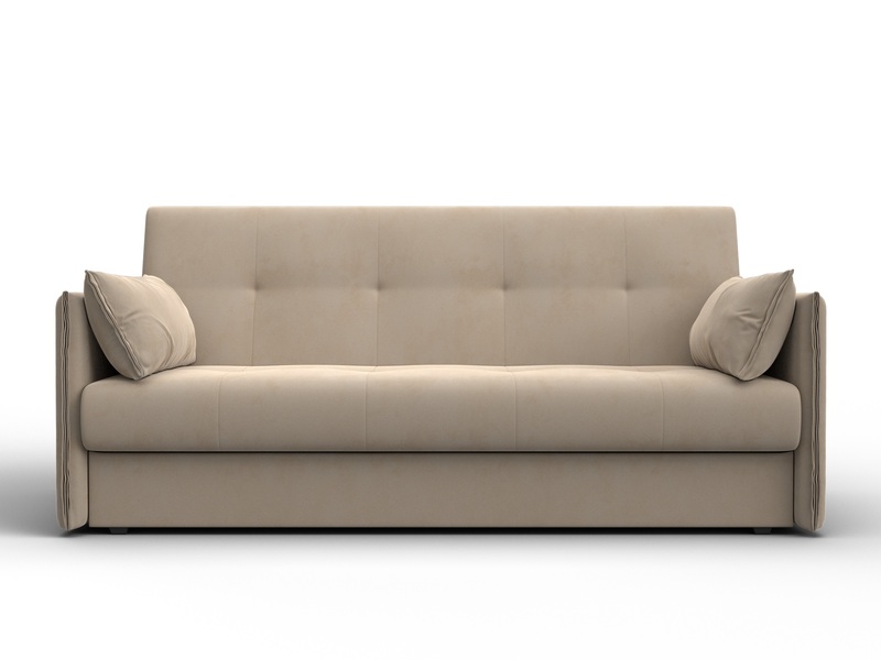 Диван-книжка Лига-018, Велюр, SEVEN 729 бежевый