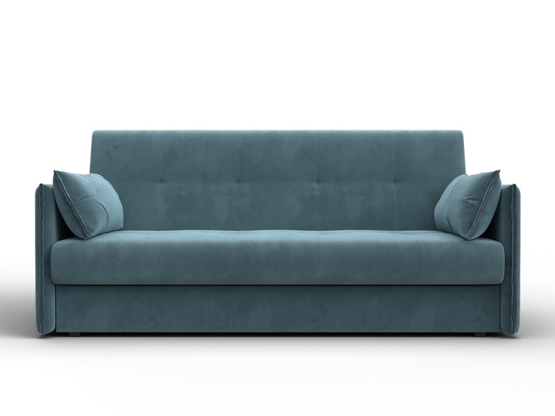 Диван-книжка Лига-018, Велюр, SEVEN 113 бирюзовый