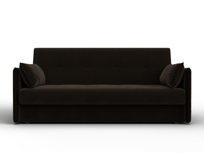 Диван-книжка Лига-018, Микровельвет, Коричневый