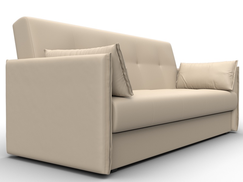 Диван-книжка Лига-018, Экокожа, Бежевый