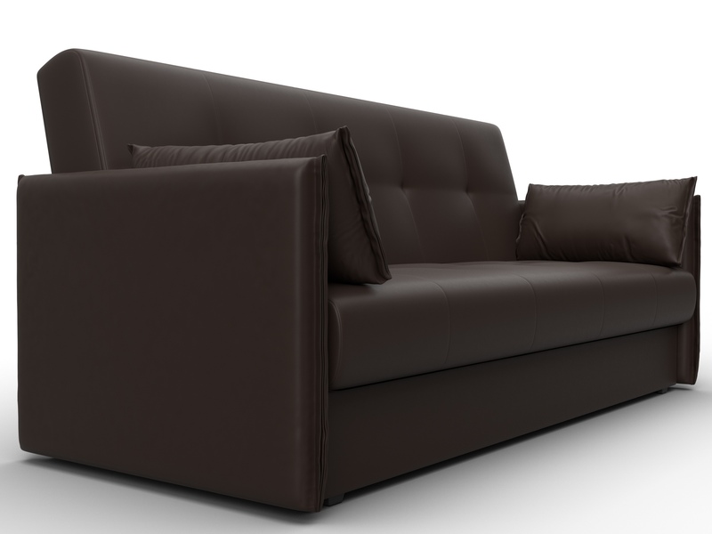 Диван-книжка Лига-018, Экокожа, Коричневый