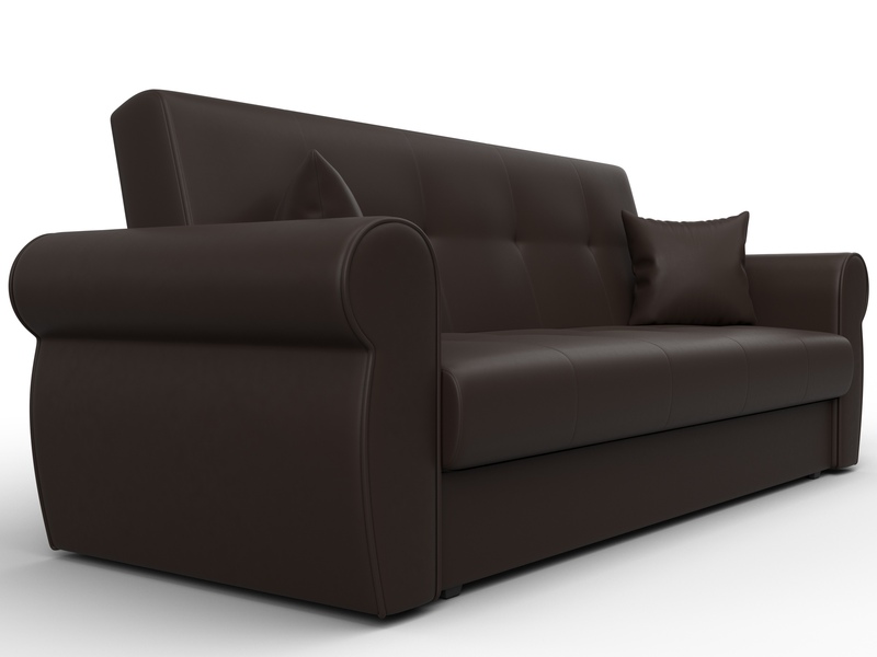 Диван-книжка Лига-019, Экокожа, Коричневый