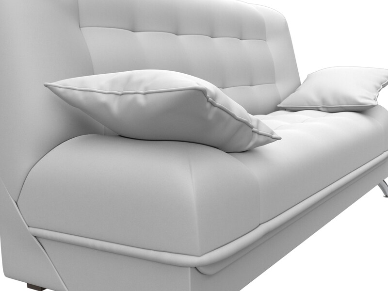 Диван-книжка Анна, Экокожа, Белый