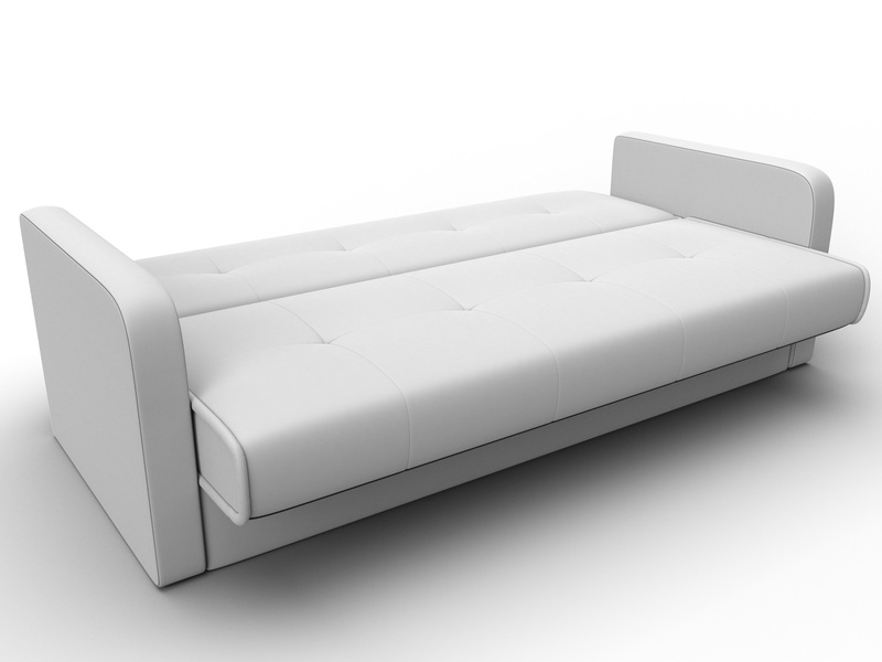 Диван-книжка Надежда, Экокожа, Белый