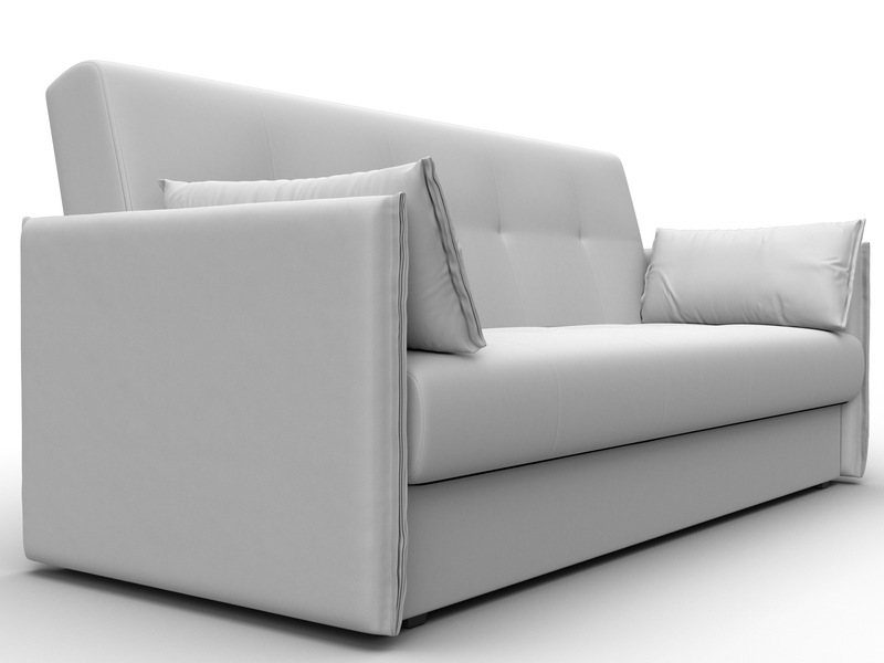 Диван-книжка Лига-018, Экокожа, Белый