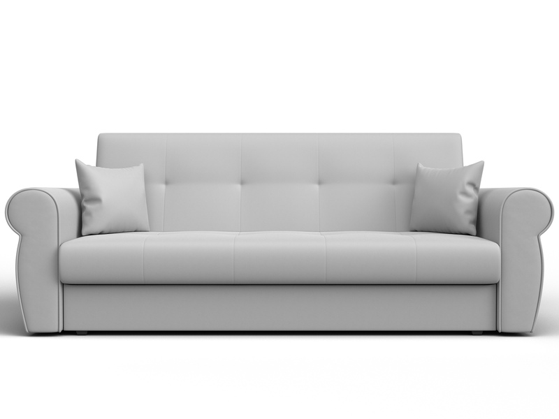 Диван-книжка Лига-019, Экокожа, Белый