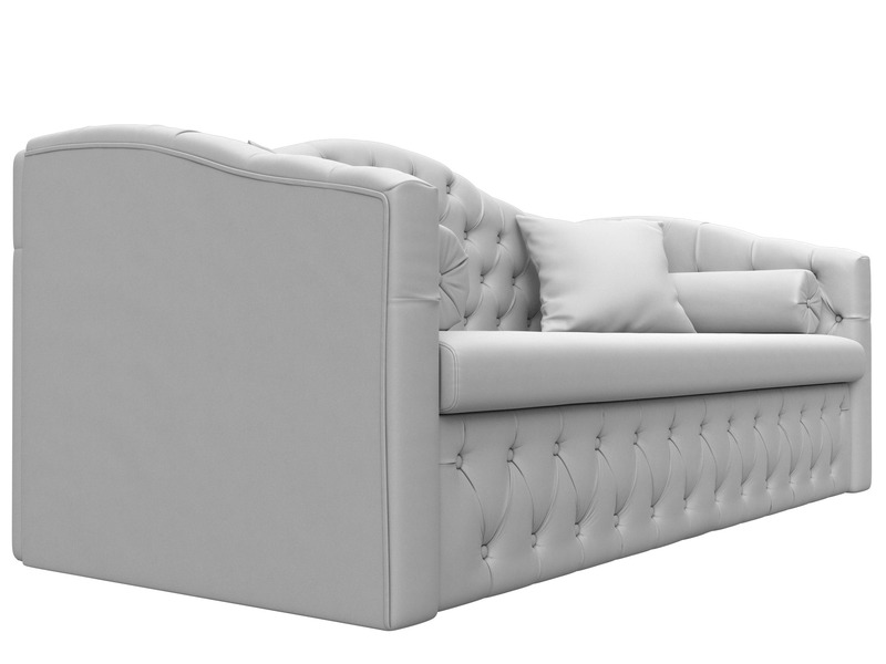 Диван детский прямой Мечта, Экокожа, Белый