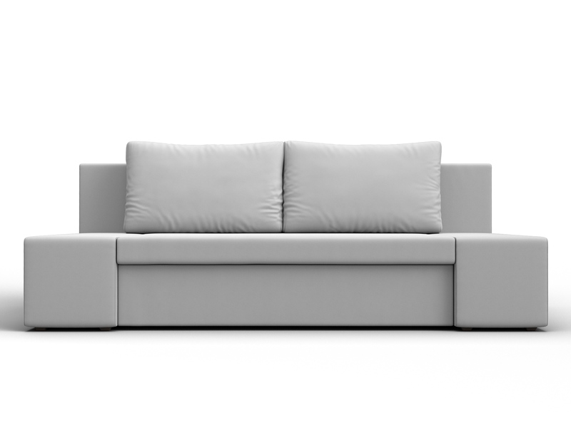 Диван прямой Сан Марко, Экокожа, Белый