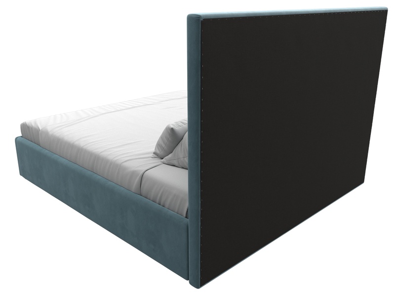 Кровать интерьерная Афродита 180, Велюр, SEVEN 113 бирюзовый