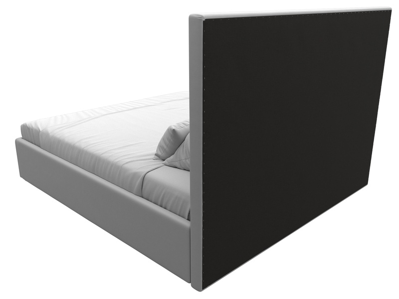 Кровать интерьерная Афродита 180, Экокожа, Белый