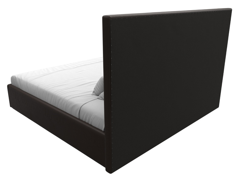 Кровать интерьерная Афродита 200, Экокожа, Коричневый