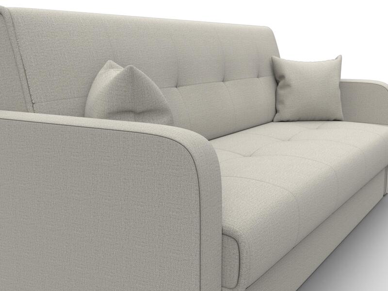 Диван-книжка Надежда, Рогожка, Амур 02 бежевый