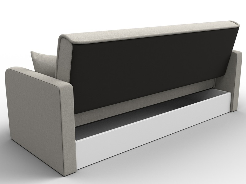 Диван-книжка Надежда, Рогожка, Амур 02 бежевый