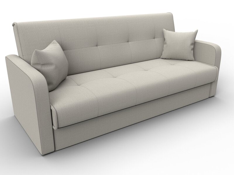 Диван-книжка Надежда, Рогожка, Амур 02 бежевый